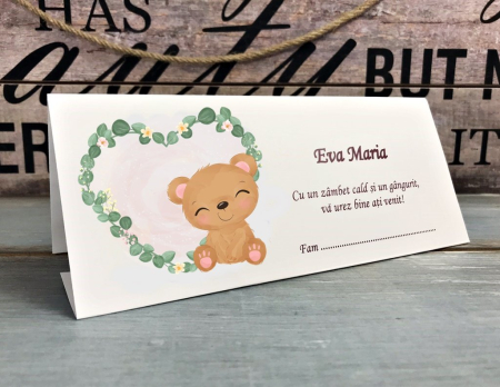 Plicuri de bani BOTEZ - Plic de bani CUTE LITTLE BABY BEAR