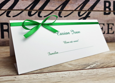 Plicuri de bani NUNTA - Plic de bani FUNDITA VERDE