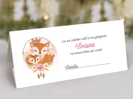 Plicuri de bani BOTEZ - Plic de bani Little Fox