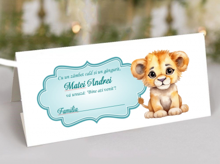 Plic de bani LITTLE LION Blue