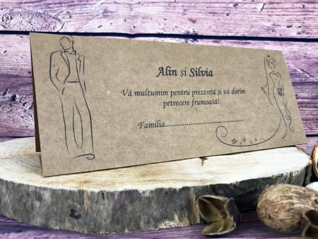 Plicuri de bani NUNTA - Plic de bani - M10 (model craft)