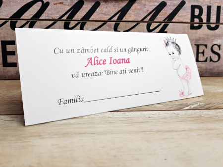 BOTEZ - Plic de bani Mica Printesa