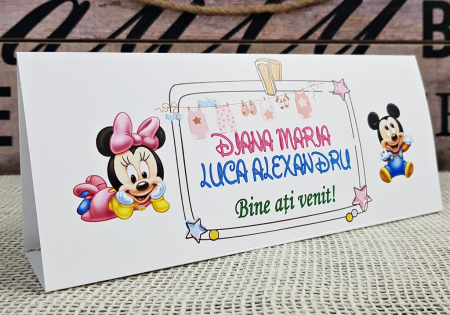 Plicuri de bani BOTEZ - plic de bani Mikey & Minnie