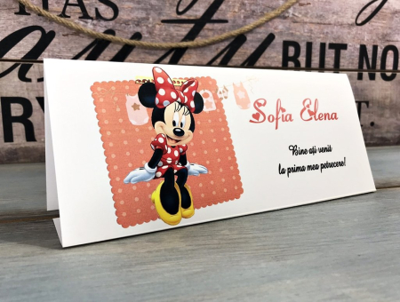 Plic de bani Minnie MOUSE (model rosu) [2]
