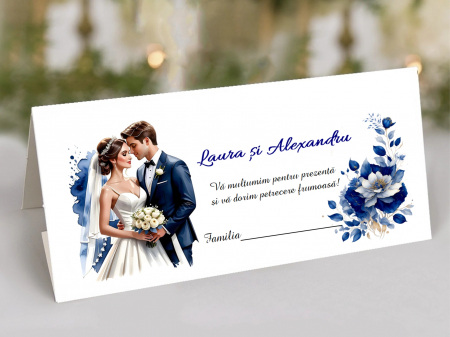 Plicuri de bani NUNTA - Plic de bani Bluewatter Wedding