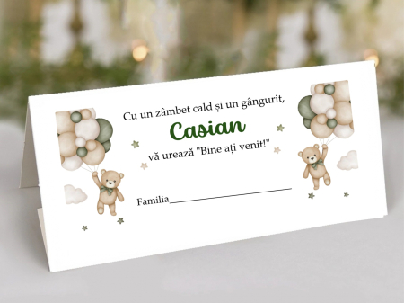 BOTEZ - Plic de bani  botez Ursulet CT5