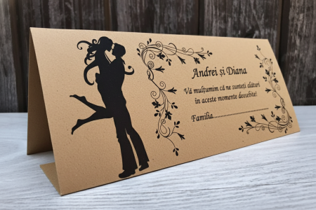 Plicuri de bani NUNTA - plic de bani You & Me - model craft