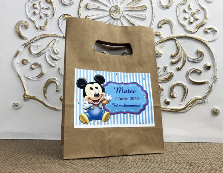 BOTEZ - Punga botez Mickey Baby (model kraft)