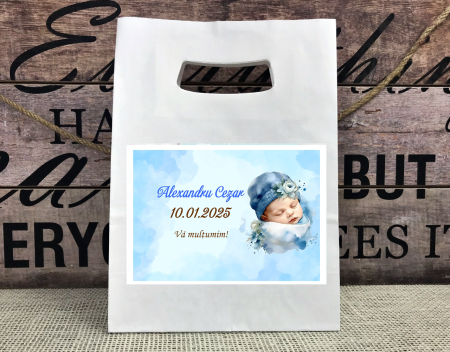Punga botez SWEET BLUE BABY