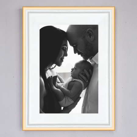 Rama foto aurie cu POZA 10x15 cm [1]