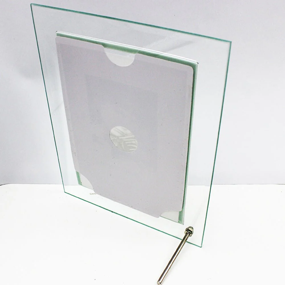 Rama foto sticla transparenta argintie 10x15 cm [2]