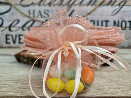 NUNTA - Saculet organza Somon