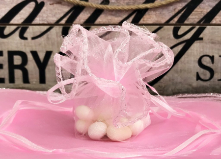 Saculet organza ROZ [1]