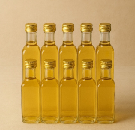 Set 10 buc sticle 100 ml cu dop metalic [1]