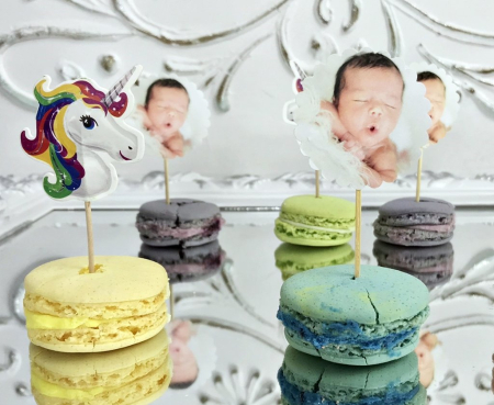 SET 24 Etichete Candy Bar cu FOTO (model UNICORN) [2]