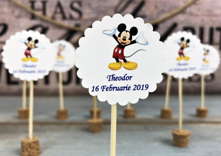 Banner nume & Props Candy Bar - Set 15 Props candy bar - MICKEY MOUSE