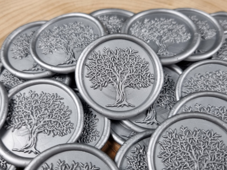 NUNTA - Sigilii ceara ARGINTIE - Copacul Vietii