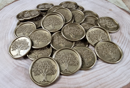 NUNTA - Sigiliu ceara AURIE (model Copacul Vietii)