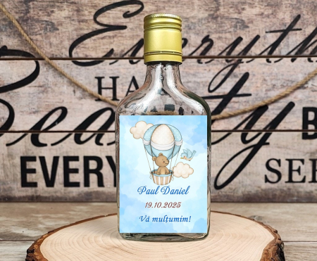 Sticla Flask 100 ml + dop metalic- URSULET [1]