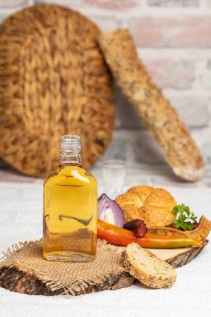 Sticla Flask 100 ml + dop metalic- URSULET [2]