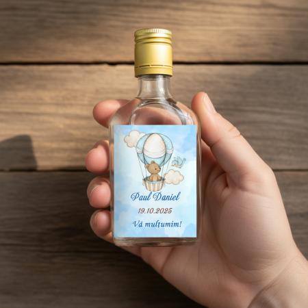 Sticla Flask 100 ml + dop metalic- URSULET [3]