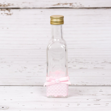Trusouri & Lumanari Botez - sticluta mir BABY PINK