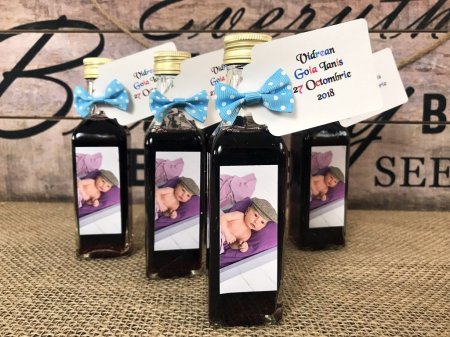 BOTEZ - Sticlute cu FOTOGRAFIE (100 ml)