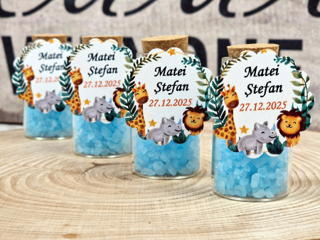 Sticlute Sare de Baie BLUE - model Safari [1]