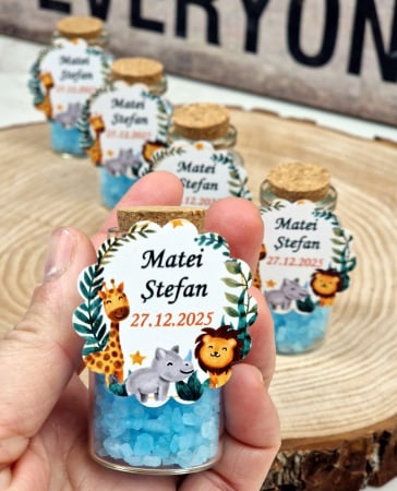 Sticlute Sare de Baie BLUE - model Safari