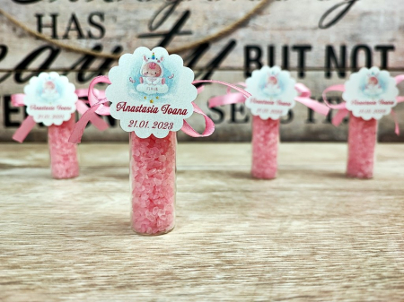Sticlute Sare de Baie ROZ - model Unicorn [2]