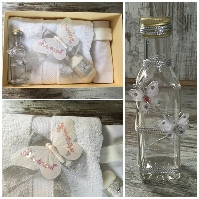 BOTEZ - Trusou botez WHITE BUTTERFLY