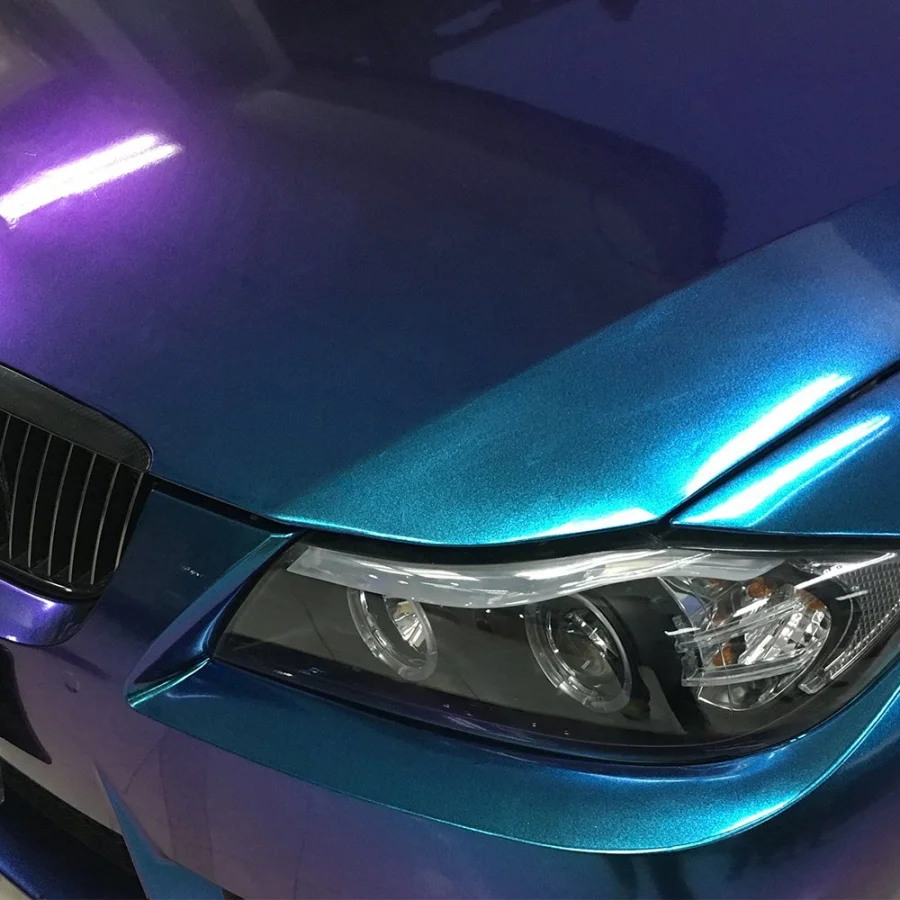 Folie auto Cameleon Albastru/Violet pentru colantare integrala Termoplastica cu tehnologie BUBBLE FREE finisaj Lucios dimensiune 3,0m x 1,52m - IoArtify.ro [5]