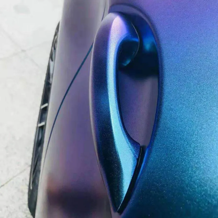 Folie auto Cameleon Albastru/Violet pentru colantare integrala Termoplastica cu tehnologie BUBBLE FREE finisaj Lucios dimensiune 3,0m x 1,52m - IoArtify.ro [6]