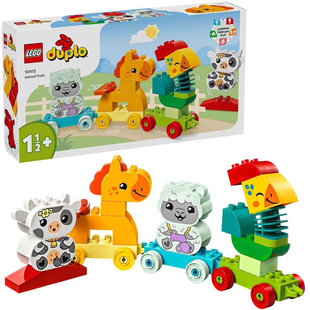 Lego Duplo Tren cu Animale 10412 set 12 piese pentru copii - IoArtify.ro [6]
