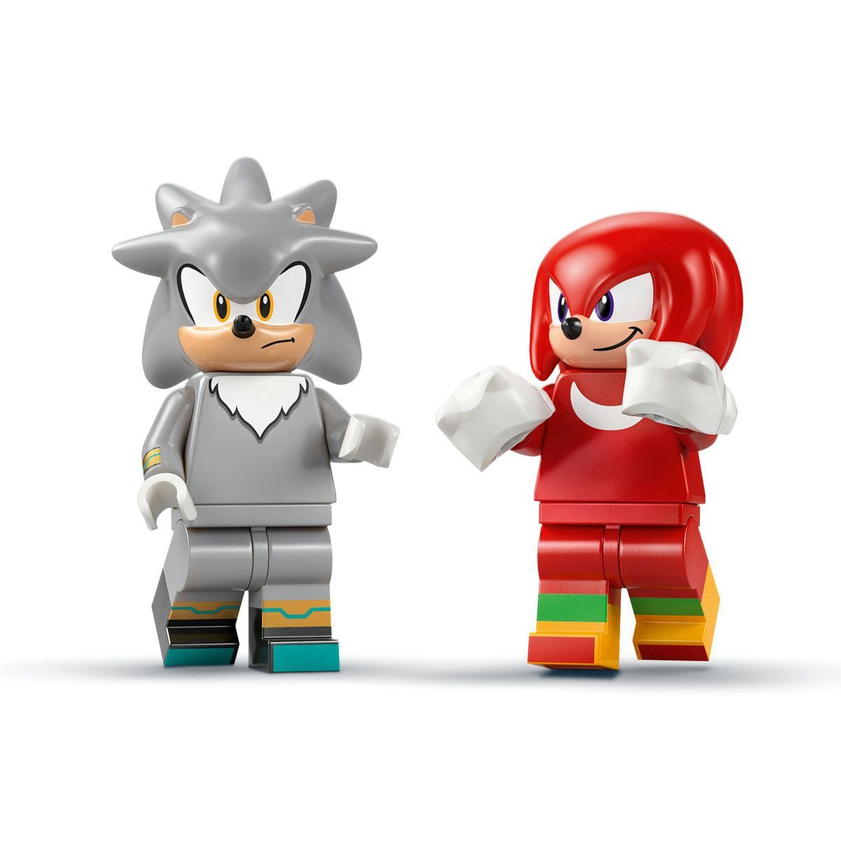 Lego Sonic Masina Lui Silver Vs Camionul Gigant al Lui Knuckles 77118 Set 342 Piese - IoArtify.ro [7]