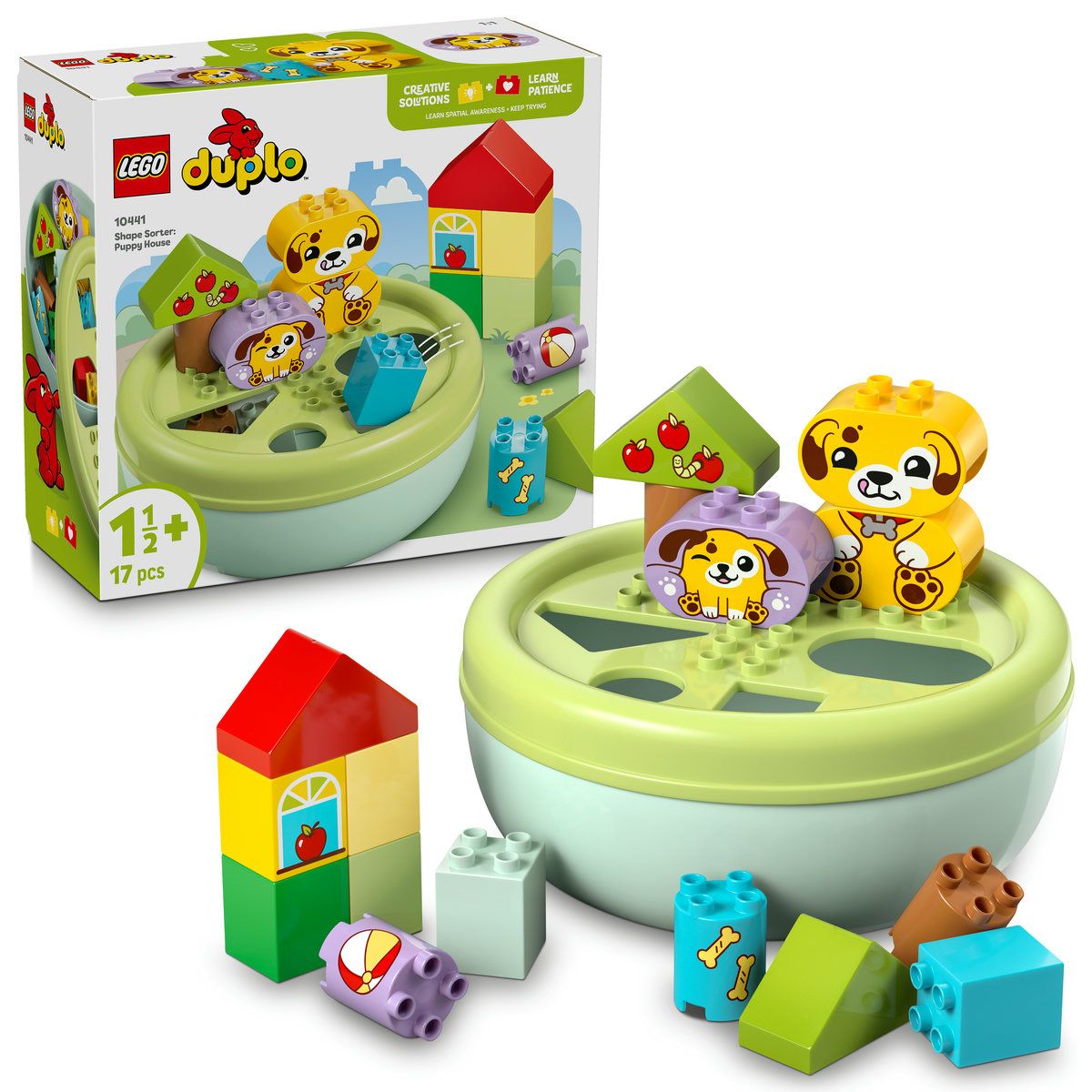 Lego Duplo Sortator de Forme Casa pentru Catei 10441 cu 6 forme colorate - IoArtify.ro [8]