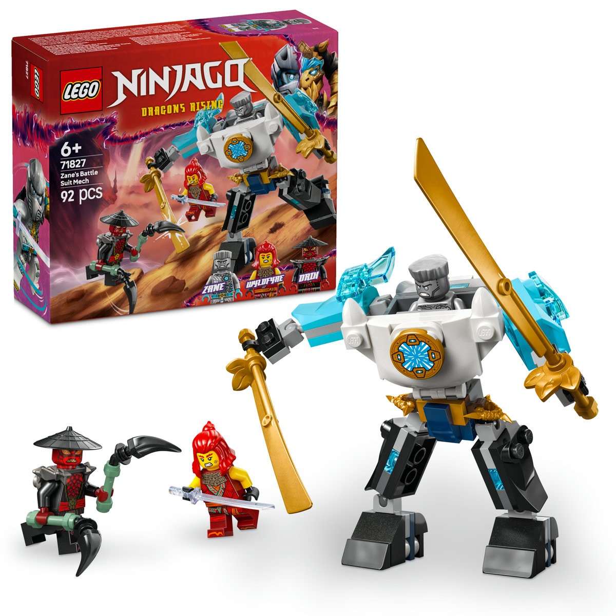 Lego Ninjago Costumul Robot de Lupta al Lui Zane 71827 set constructie 512 piese - IoArtify.ro [9]