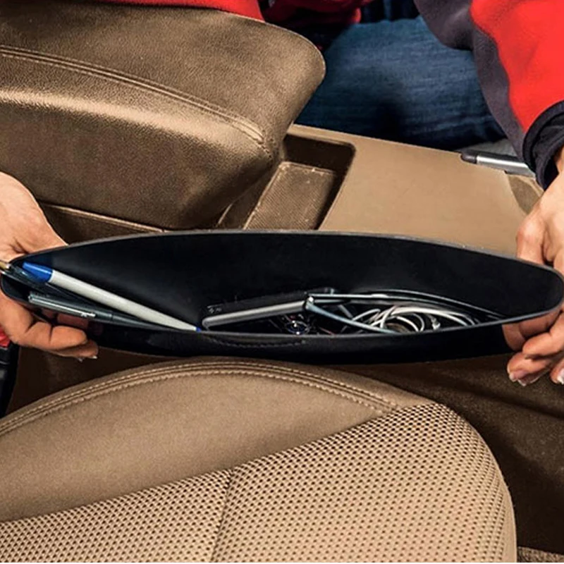 Set 2 organizatoare auto de tip buzunar montaj intre scaun si consola centrala dimensiune 35 x 11 cm – IoArtify.ro [2]