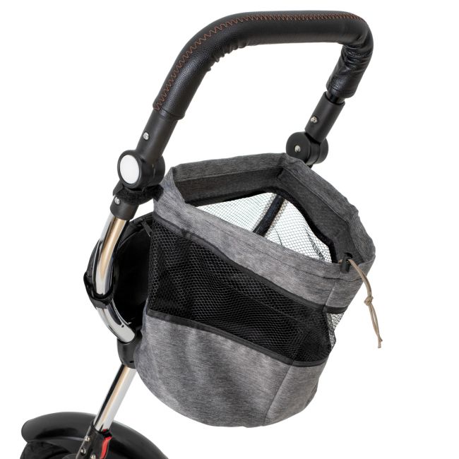 Tricicleta si Carucior pentru copii Premium TRIKE FIX V3 culoare Gri cu cadru metalic rezistent – IoArtify.ro [9]