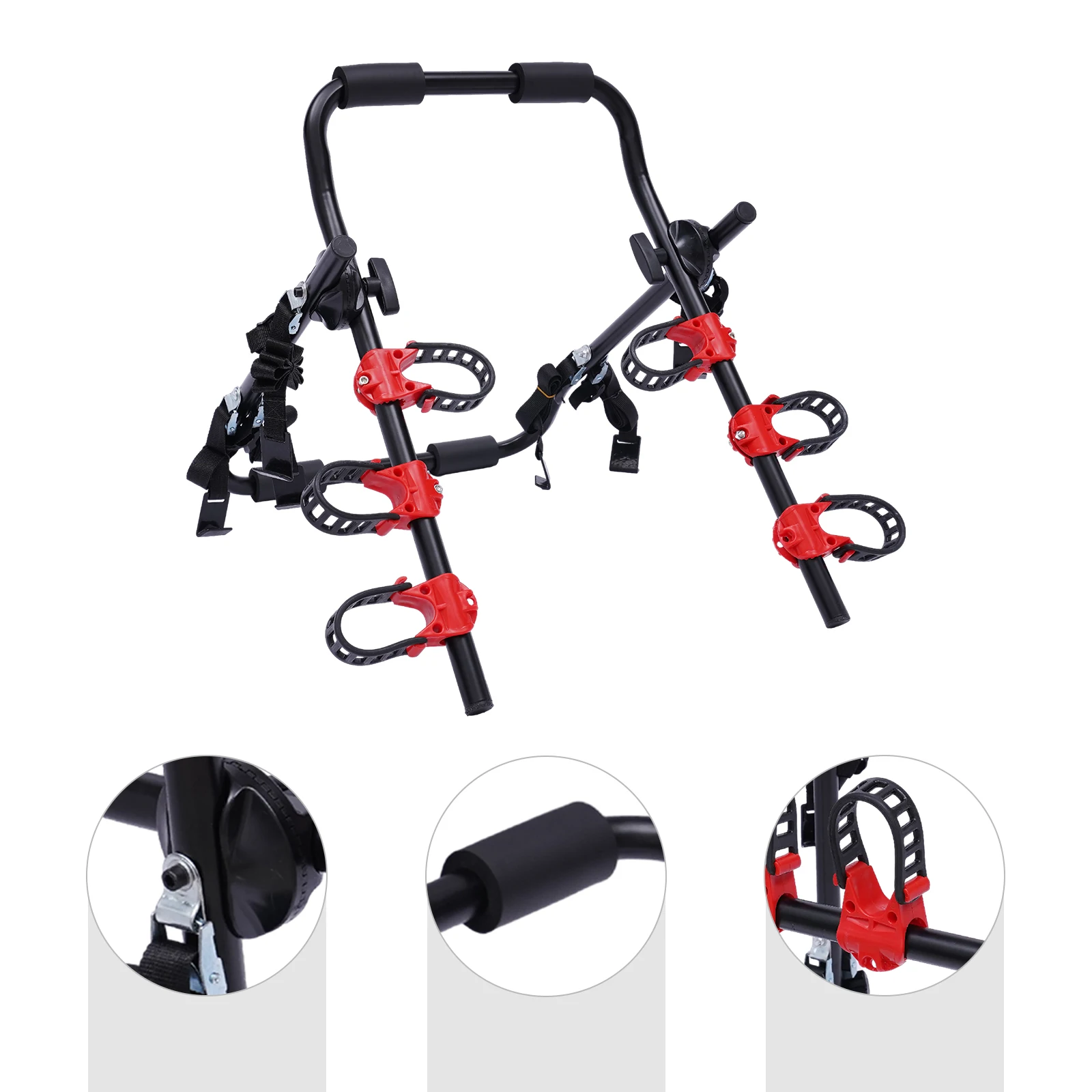 Suport auto pentru transport 3 biciclete capacitate 58 kg montaj rapid prin curele - IoArtify.ro [4]
