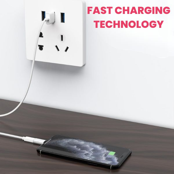 Adaptor Fast Charging Micro USB Lightning Redare Muzica si Transfer Date Argintiu cu incarcare rapida - IoArtify.ro [4]