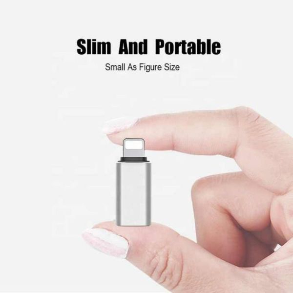 Adaptor Fast Charging Micro USB Lightning Redare Muzica si Transfer Date Argintiu cu incarcare rapida - IoArtify.ro [5]