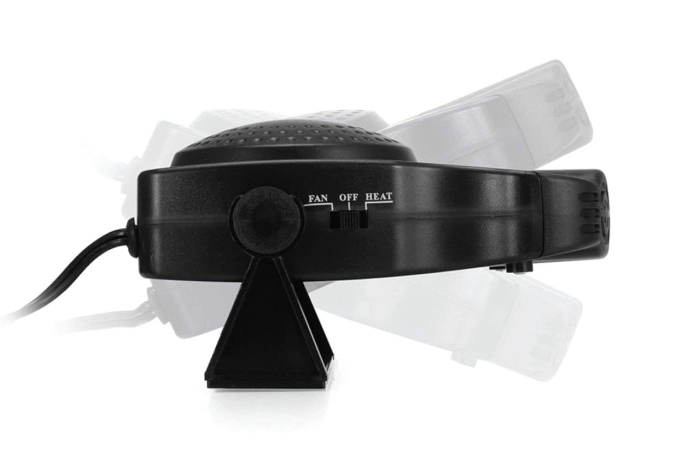 Aeroterma Auto 2in1 Ventilate Incalzire Rapida si Dezghetare Geamuri 12V Putere 150W cu mufa de bricheta – IoArtify.ro [3]