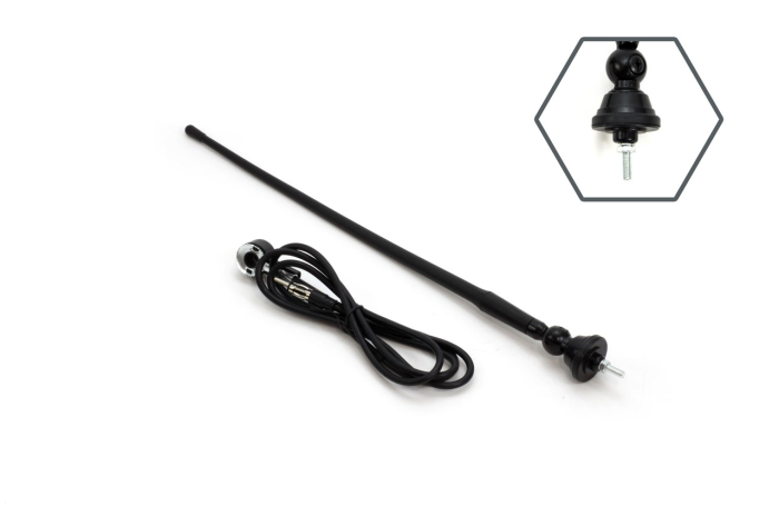 Antena radio auto universala 34cm cu adaptor 5mm ANT02 cu cablu de 1.5 metri - IoArtify.ro [2]
