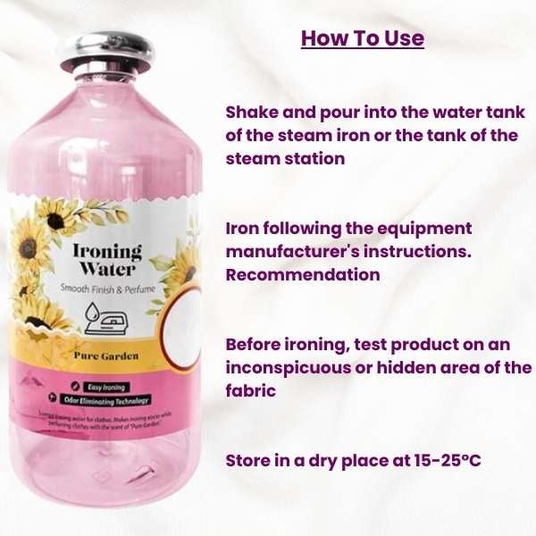 Apa Parfumata pentru Fierul de Calcat 1 L Pure Garden capacitate mare pentru utilizare indelungata – IoArtify.ro [6]