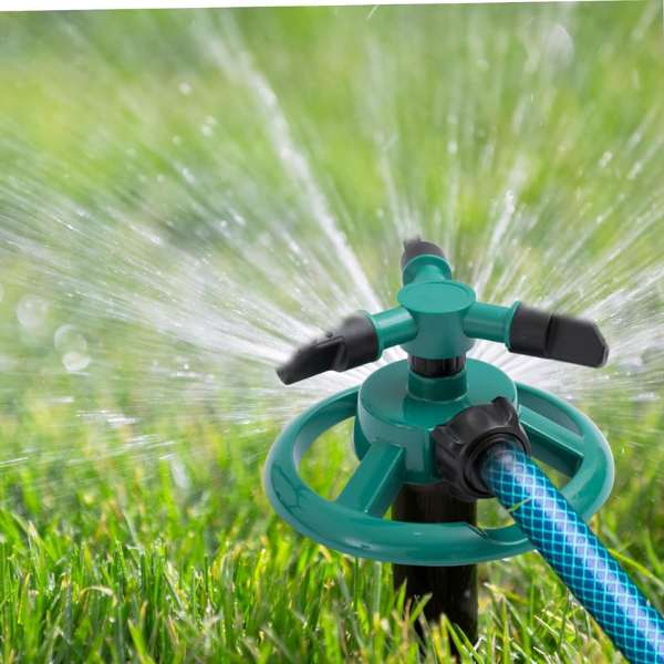 Aspersor Rotativ de Gradina cu 3 Brate Reglabile Rotire 360° - IoArtify.ro [4]