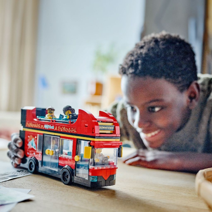 Lego City Autobuz Turistic Rosu cu Etaj 60407 set 213 piese - IoArtify.ro [3]