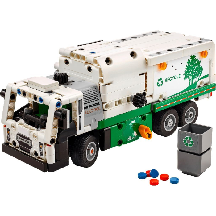 Lego Technic Autogunoiera Mack Lr Electric 42167 cu motor electric - IoArtify.ro [2]