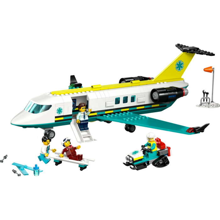 Lego City Avion Ambulanta pentru Urgente 60465 set 176 piese - IoArtify.ro [2]