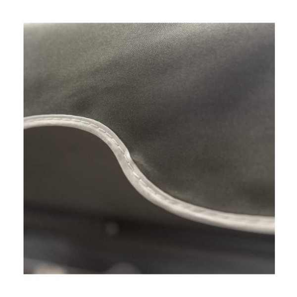 Balansoar de Gradina 3 Locuri Structura Metalica Rezistent UV 173 x 110 x 154 cm Negru - IoArtify.ro [3]